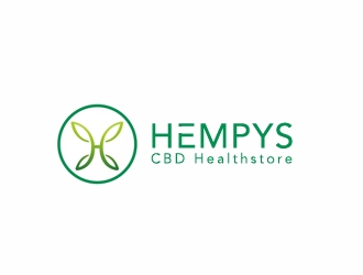 Hempys CBD Healthstore logo design by samueljho