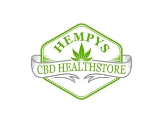 Hempys CBD Healthstore logo design by b3no