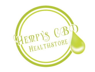Hempys CBD Healthstore logo design by AYATA