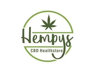 Hempys CBD Healthstore logo design by Foxcody