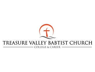 Treasure Valley Baptist Church (T.V.B.C.)   College & Career  logo design by jetzu