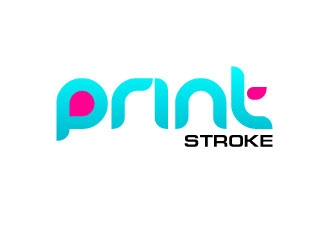 Print Stroke logo design by uttam