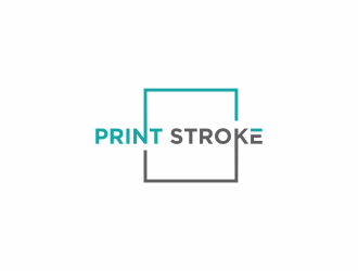 Print Stroke logo design by haidar