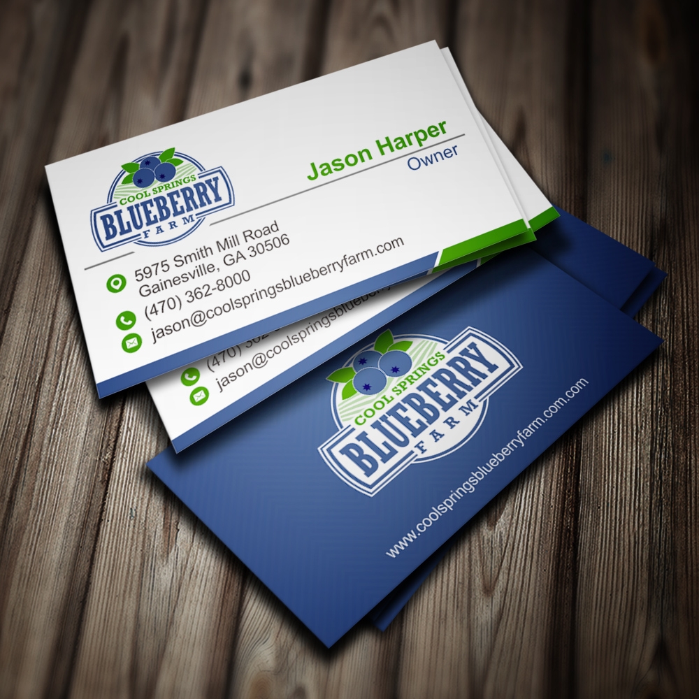 Cool Springs Blueberry Farm logo design by Kindo