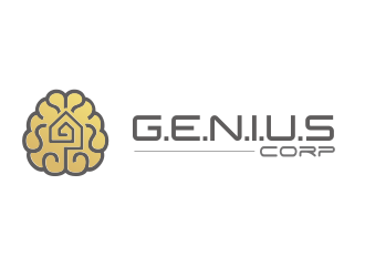 G.E.N.I.U.S. Corp logo design by YONK