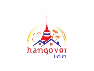 Hangover inn logo design by Razzi