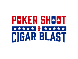 POKER SHOOT & CIGAR BLAST logo design by keylogo