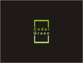 Cedar Green logo design by bunda_shaquilla