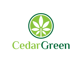 Cedar Green logo design by lexipej
