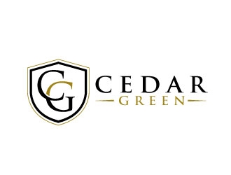 Cedar Green logo design by REDCROW