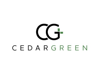 Cedar Green logo design by REDCROW