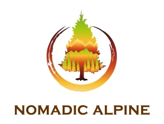 Nomadic Alpine logo design by renithaadr