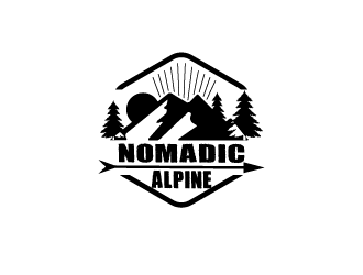 Nomadic Alpine logo design by quanghoangvn92