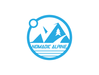 Nomadic Alpine logo design by reight