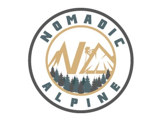 Nomadic Alpine logo design by REDCROW
