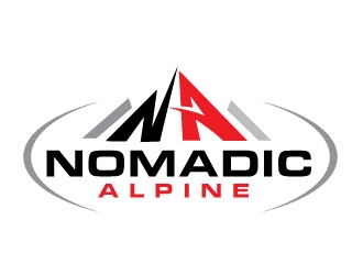 Nomadic Alpine logo design by REDCROW