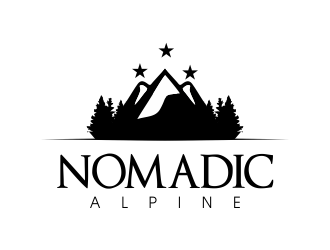Nomadic Alpine logo design by JessicaLopes