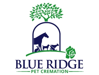 Blue Ridge Pet Cremation (and memorials?) logo design by PMG
