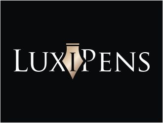 LuxiPens logo design by 48art