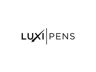 LuxiPens logo design by johana