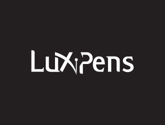 LuxiPens logo design by Gaze