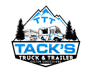 Tacks Truck & Trailer logo design by DreamLogoDesign