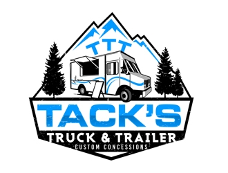 Tacks Truck & Trailer logo design by DreamLogoDesign