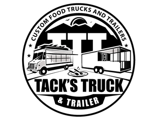 Tacks Truck & Trailer logo design by logoguy
