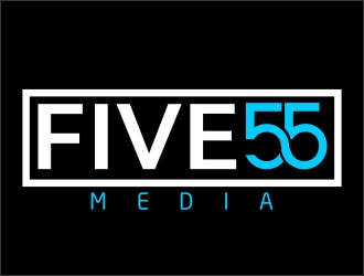Five55 Media logo design by xteel