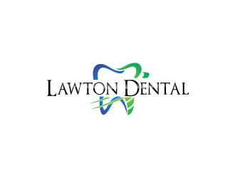 Lawton Dental logo design by giphone