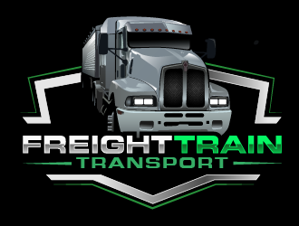 Freight Train Transport  logo design by THOR_