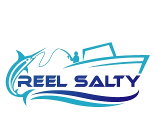 Reel Salty logo design by PMG
