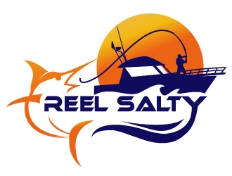 Reel Salty logo design by PMG