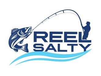 Reel Salty logo design by Eliben