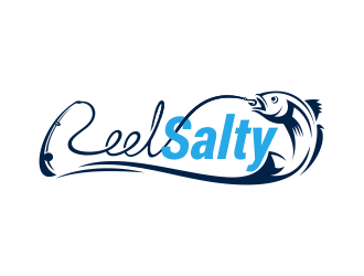Reel Salty logo design by mikael