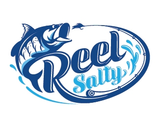 Reel Salty logo design by Shwet