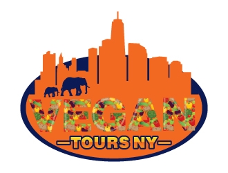 Vegan Tours NY logo design by Suvendu