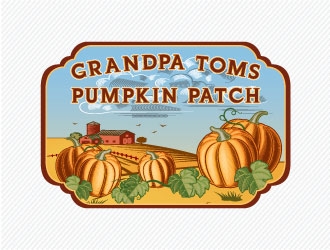 Grandpa Toms Pumpkin Patch logo design by AYATA