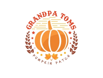 Grandpa Toms Pumpkin Patch logo design by Suvendu
