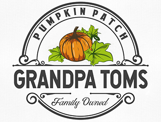 Grandpa Toms Pumpkin Patch logo design by Optimus