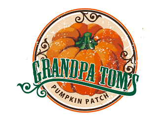Grandpa Toms Pumpkin Patch logo design by coco