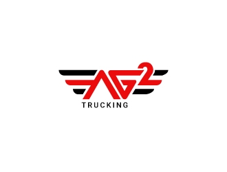 AG2 (Squared) Trucking  logo design by dgenzdesigns