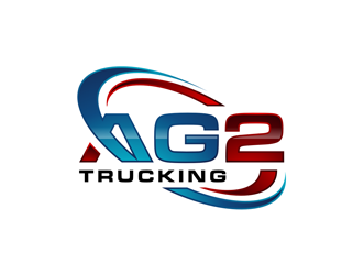 AG2 (Squared) Trucking  logo design by alby