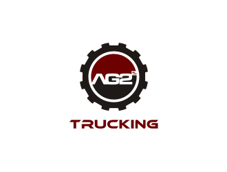 AG2 (Squared) Trucking  logo design by mbamboex