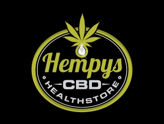 Hempys CBD Healthstore logo design by Suvendu