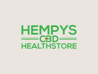 Hempys CBD Healthstore logo design by artbitin