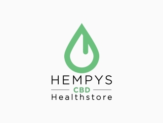 Hempys CBD Healthstore logo design by PRGrafis