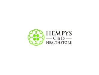 Hempys CBD Healthstore logo design by Adundas