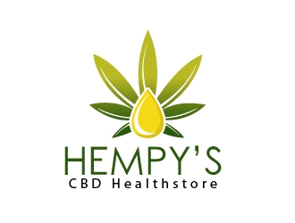 Hempys CBD Healthstore logo design by usashi