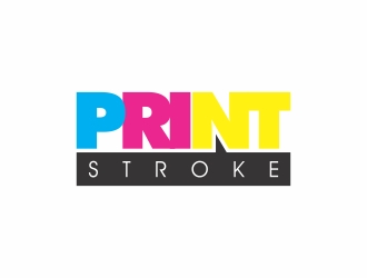 Print Stroke logo design by rokenrol